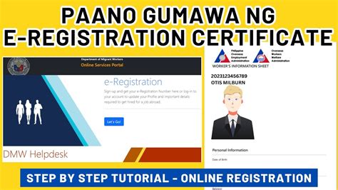 ereg peos certificate|Paano kumuha ng ereg certificate .
